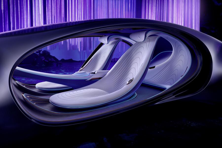 Интерьер Mercedes-Benz VISION AVTR 2020 года  (фото 12 из 64)